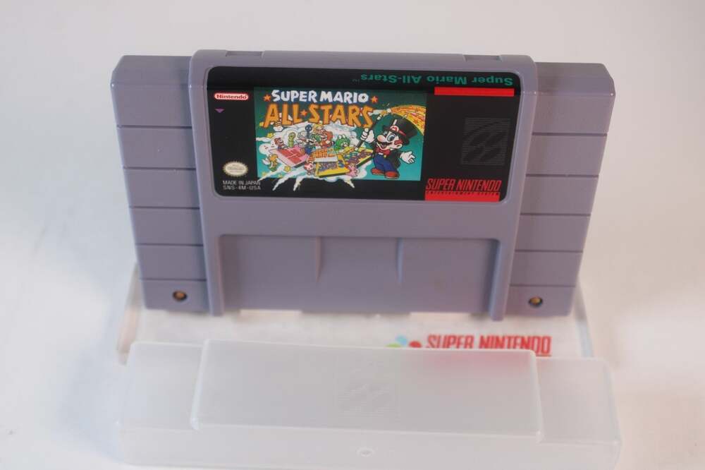 Super Mario All-Stars (Super Nintendo SNES, 1993) game only Tested working